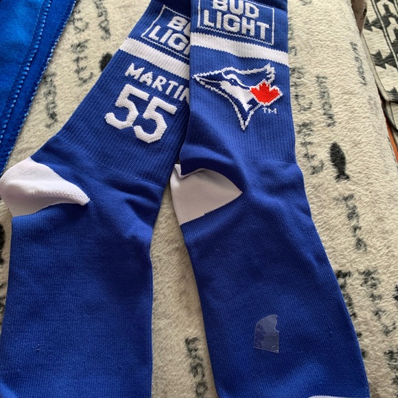 NWOT Blue Jays Martin 55 socks and scarf bud light - Picture 8 of 8